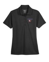 Pittston Area HS Boys Basketball Block - Womens Polo