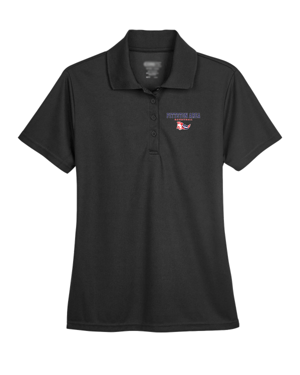 Pittston Area HS Boys Basketball Block - Womens Polo