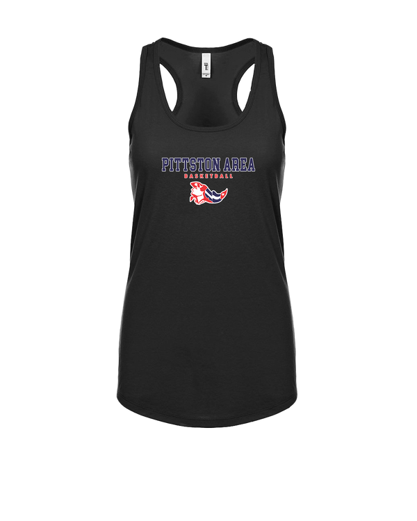 Pittston Area HS Boys Basketball Block - Womens Tank Top