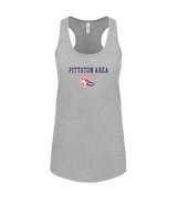 Pittston Area HS Boys Basketball Block - Womens Tank Top