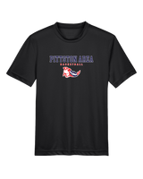 Pittston Area HS Boys Basketball Block - Youth Performance T-Shirt