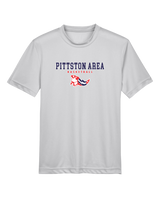 Pittston Area HS Boys Basketball Block - Youth Performance T-Shirt