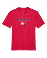 Pittston Area HS Boys Basketball Block - Youth Performance T-Shirt