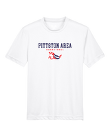 Pittston Area HS Boys Basketball Block - Youth Performance T-Shirt