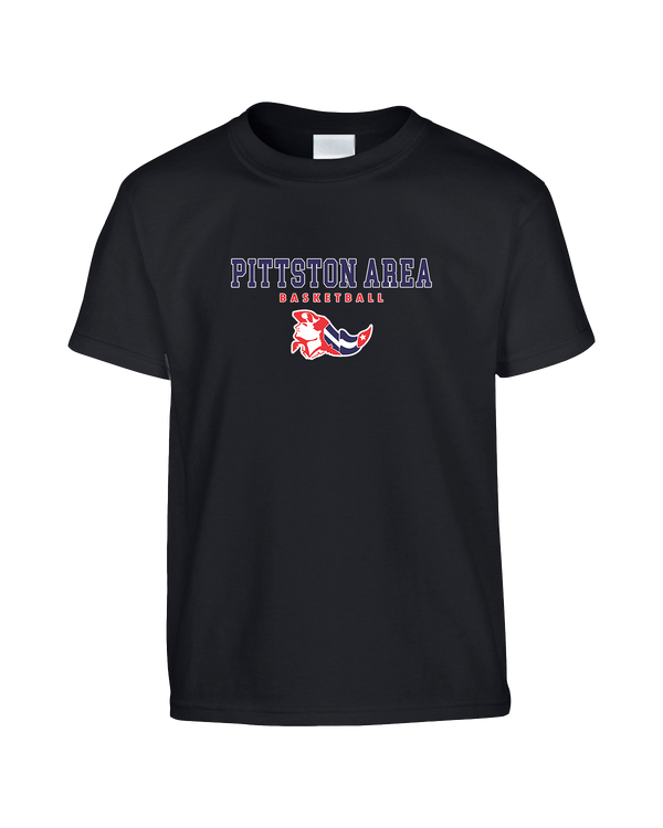 Pittston Area HS Boys Basketball Block - Youth T-Shirt