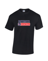 Pittston Area HS Boys Basketball Pennant - Cotton T-Shirt