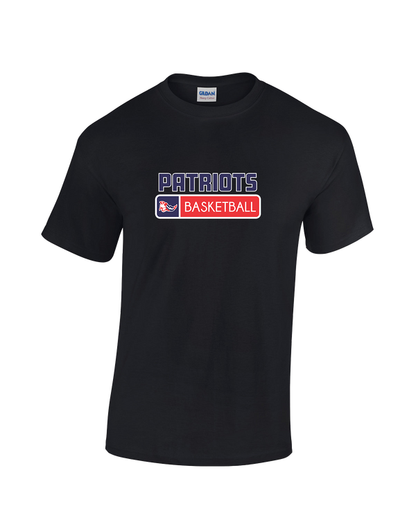 Pittston Area HS Boys Basketball Pennant - Cotton T-Shirt