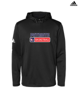 Pittston Area HS Boys Basketball Pennant - Adidas Men's Hooded Sweatshirt