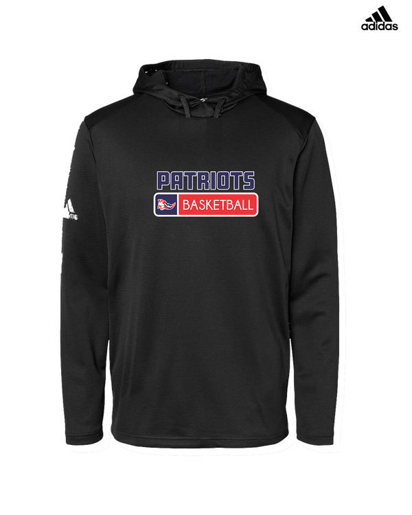 Pittston Area HS Boys Basketball Pennant - Adidas Men's Hooded Sweatshirt