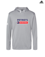 Pittston Area HS Boys Basketball Pennant - Adidas Men's Hooded Sweatshirt