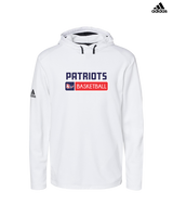 Pittston Area HS Boys Basketball Pennant - Adidas Men's Hooded Sweatshirt