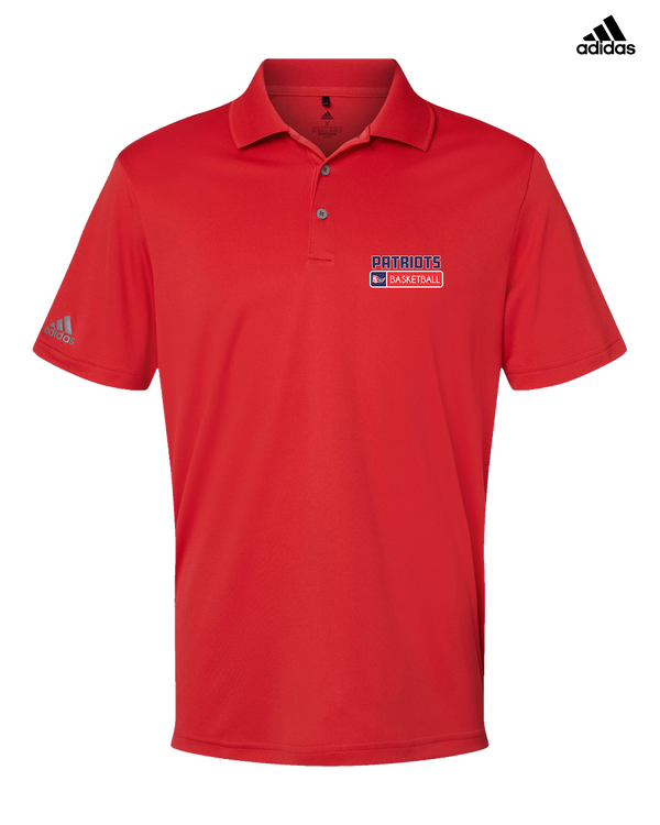 Pittston Area HS Boys Basketball Pennant - Adidas Men's Performance Polo