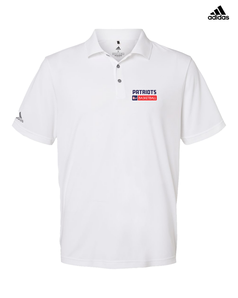 Pittston Area HS Boys Basketball Pennant - Adidas Men's Performance Polo