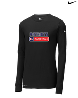 Pittston Area HS Boys Basketball Pennant - Nike Dri-Fit Poly Long Sleeve