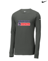 Pittston Area HS Boys Basketball Pennant - Nike Dri-Fit Poly Long Sleeve