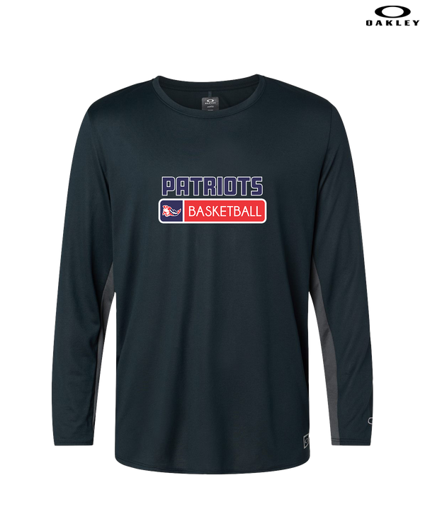 Pittston Area HS Boys Basketball Pennant - Oakley Hydrolix Long Sleeve
