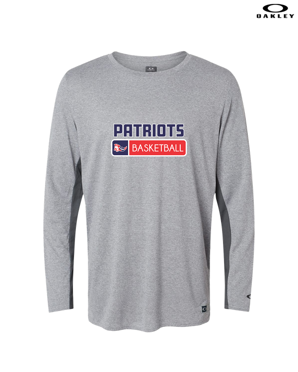 Pittston Area HS Boys Basketball Pennant - Oakley Hydrolix Long Sleeve