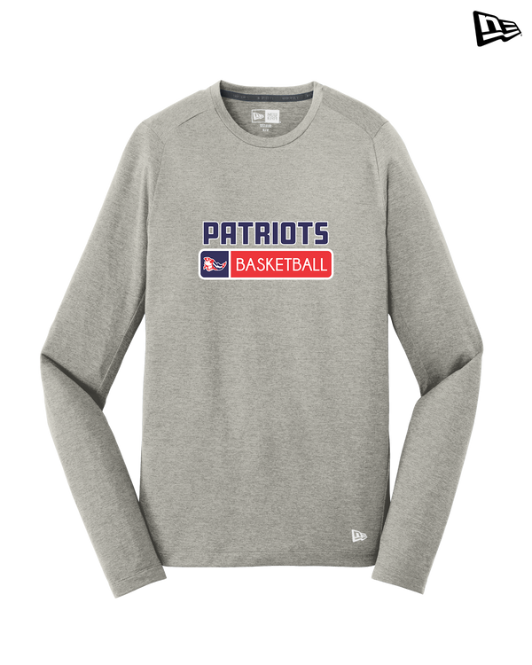 Pittston Area HS Boys Basketball Pennant - New Era Long Sleeve Crew