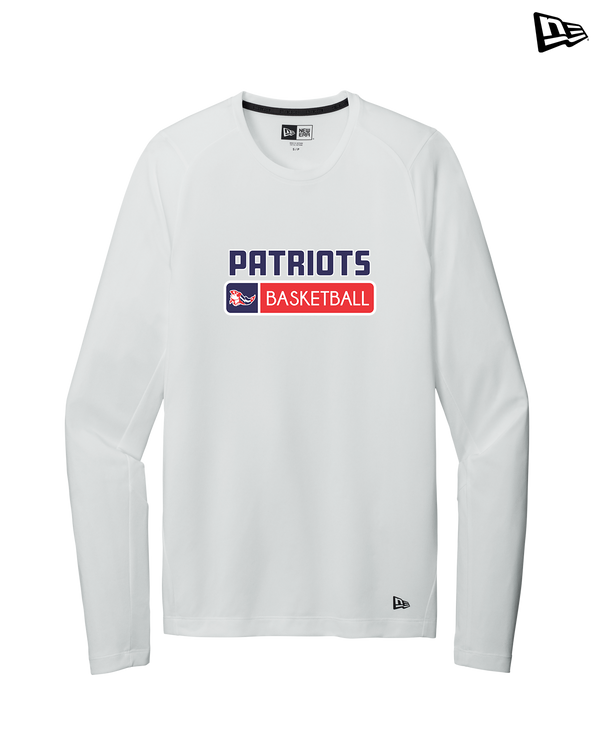 Pittston Area HS Boys Basketball Pennant - New Era Long Sleeve Crew