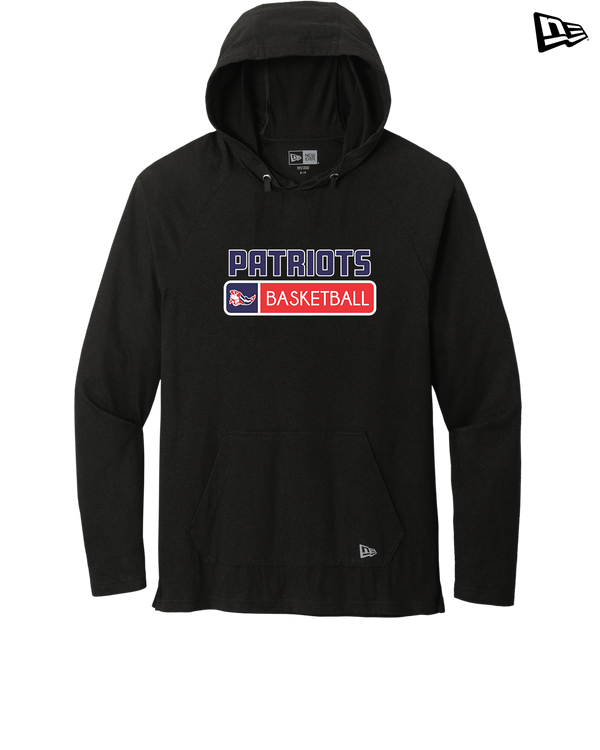 Pittston Area HS Boys Basketball Pennant - New Era Tri Blend Hoodie