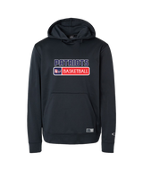 Pittston Area HS Boys Basketball Pennant - Oakley Hydrolix Hooded Sweatshirt