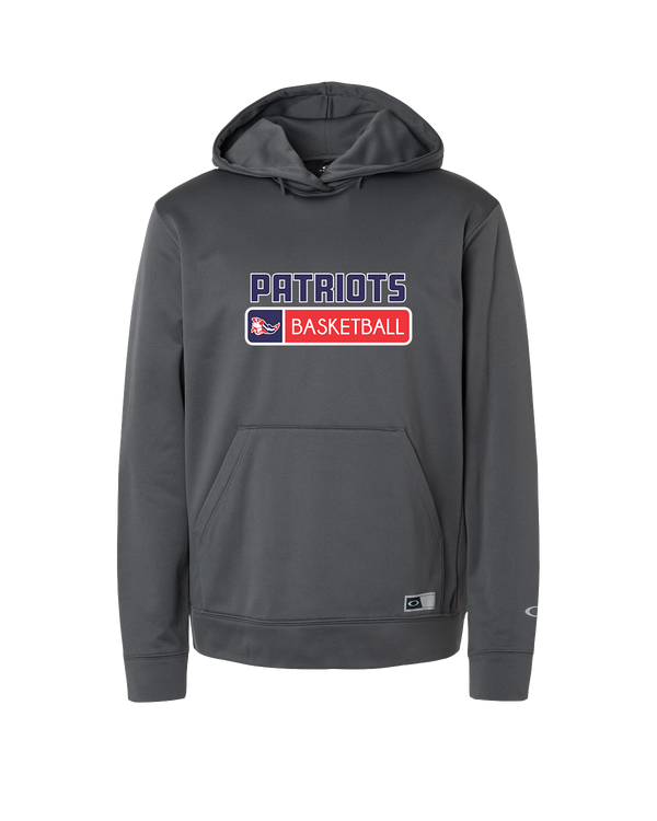 Pittston Area HS Boys Basketball Pennant - Oakley Hydrolix Hooded Sweatshirt
