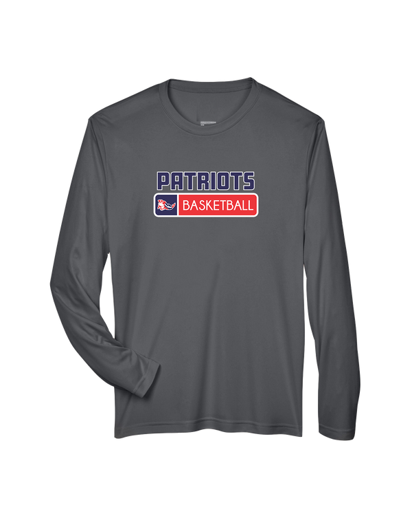 Pittston Area HS Boys Basketball Pennant - Performance Long Sleeve