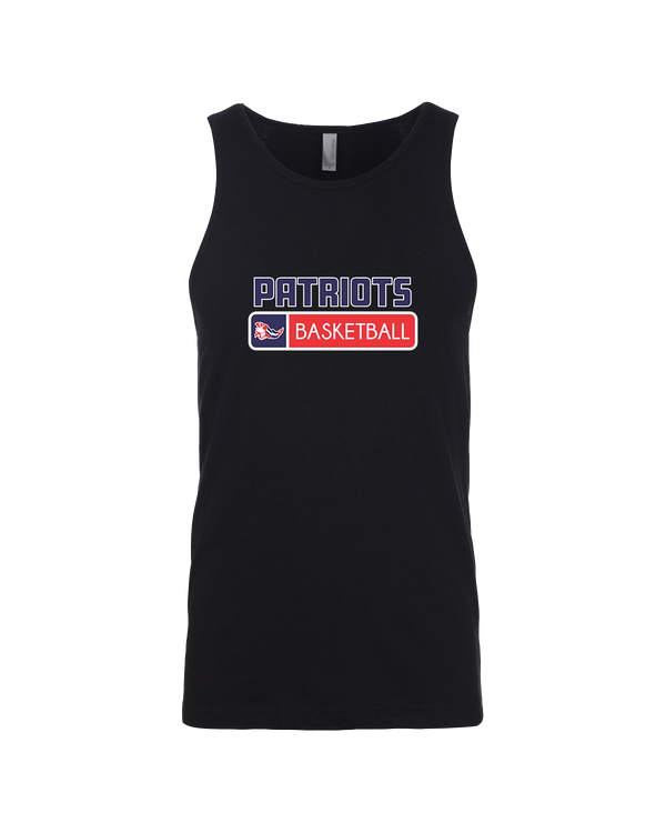 Pittston Area HS Boys Basketball Pennant - Mens Tank Top