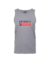 Pittston Area HS Boys Basketball Pennant - Mens Tank Top