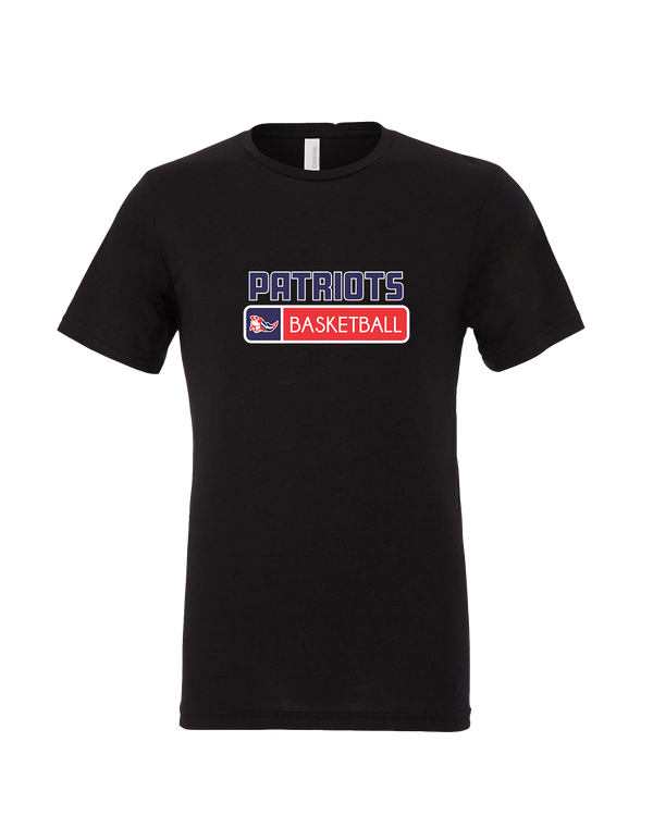 Pittston Area HS Boys Basketball Pennant - Mens Tri Blend Shirt