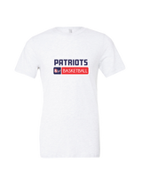 Pittston Area HS Boys Basketball Pennant - Mens Tri Blend Shirt