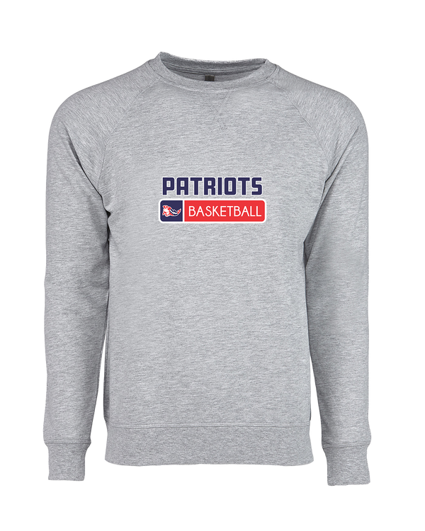 Pittston Area HS Boys Basketball Pennant - Crewneck Sweatshirt
