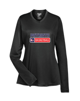 Pittston Area HS Boys Basketball Pennant - Womens Performance Long Sleeve