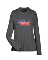 Pittston Area HS Boys Basketball Pennant - Womens Performance Long Sleeve