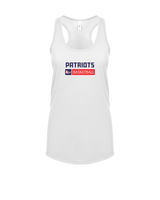Pittston Area HS Boys Basketball Pennant - Womens Tank Top