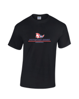 Pittston Area HS Boys Basketball Split - Cotton T-Shirt