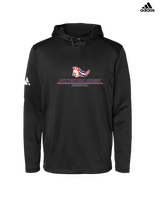 Pittston Area HS Boys Basketball Split - Adidas Men's Hooded Sweatshirt