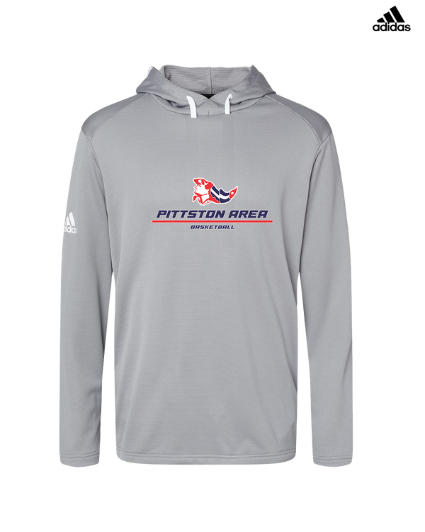 Pittston Area HS Boys Basketball Split - Adidas Men's Hooded Sweatshirt
