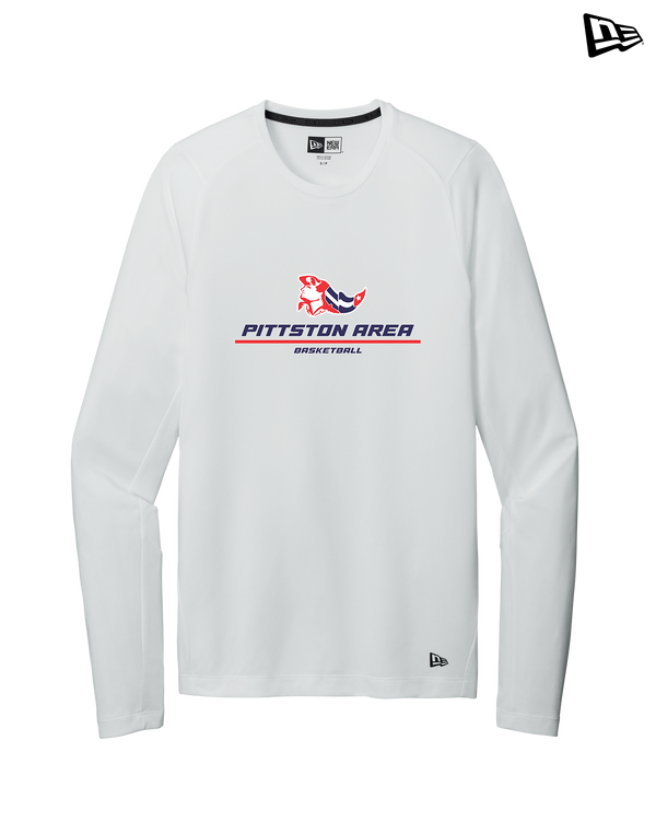 Pittston Area HS Boys Basketball Split - New Era Long Sleeve Crew