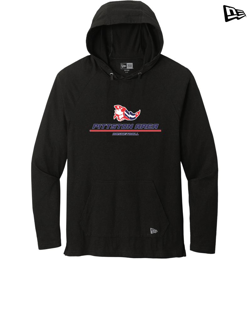 Pittston Area HS Boys Basketball Split - New Era Tri Blend Hoodie