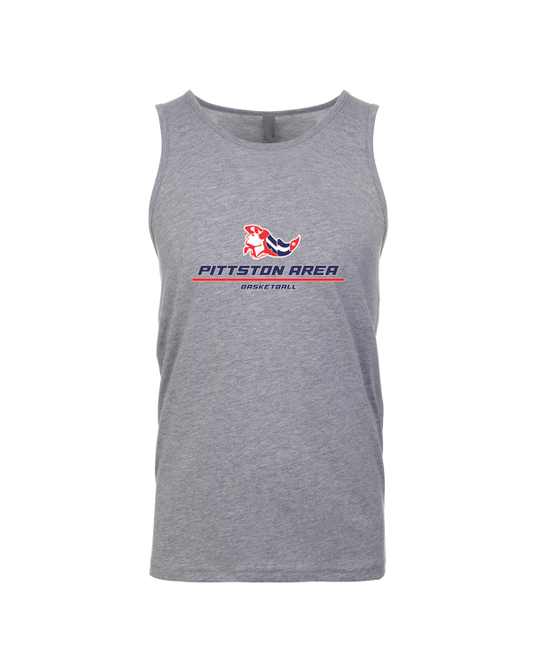 Pittston Area HS Boys Basketball Split - Mens Tank Top