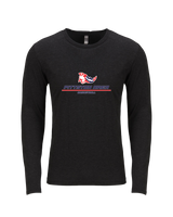 Pittston Area HS Boys Basketball Split - Tri Blend Long Sleeve