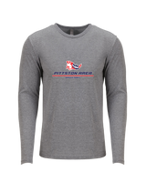 Pittston Area HS Boys Basketball Split - Tri Blend Long Sleeve