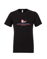 Pittston Area HS Boys Basketball Split - Mens Tri Blend Shirt