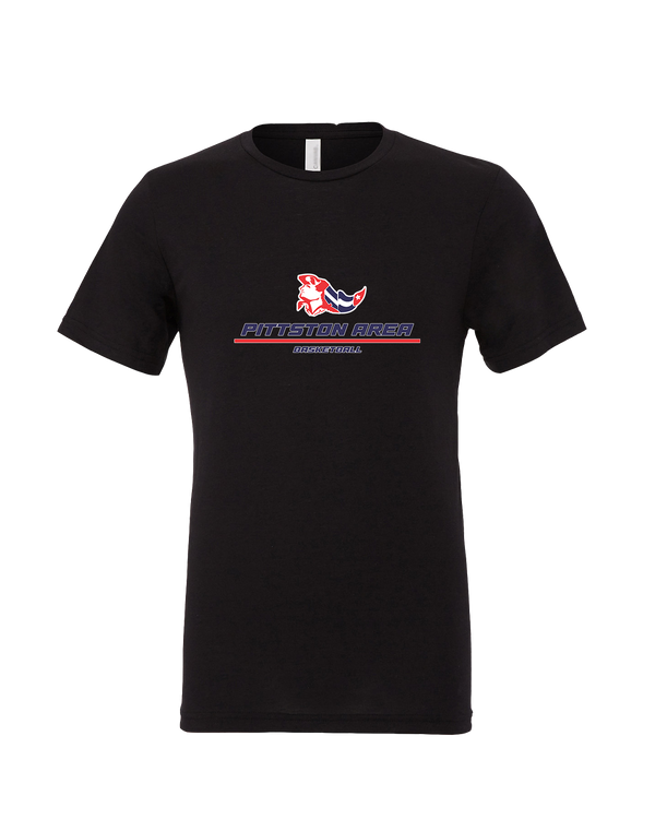 Pittston Area HS Boys Basketball Split - Mens Tri Blend Shirt