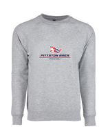 Pittston Area HS Boys Basketball Split - Crewneck Sweatshirt