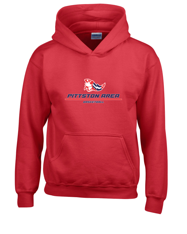 Pittston Area HS Boys Basketball Split - Cotton Hoodie