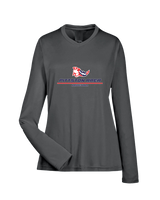 Pittston Area HS Boys Basketball Split - Womens Performance Long Sleeve