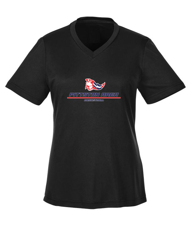 Pittston Area HS Boys Basketball Split - Womens Performance Shirt