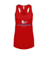 Pittston Area HS Boys Basketball Split - Womens Tank Top